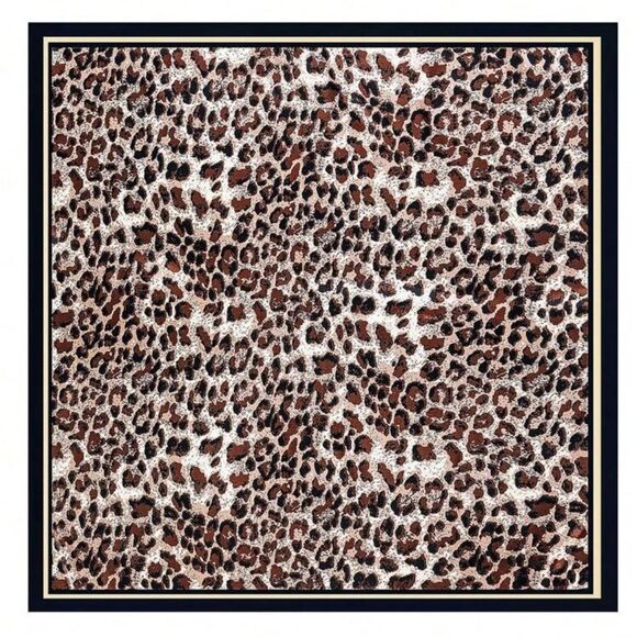 Leopard Print Scarf P7 - Picture 2 of 4